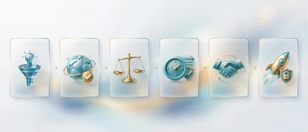 acquisition-process-6-steps-text-free
